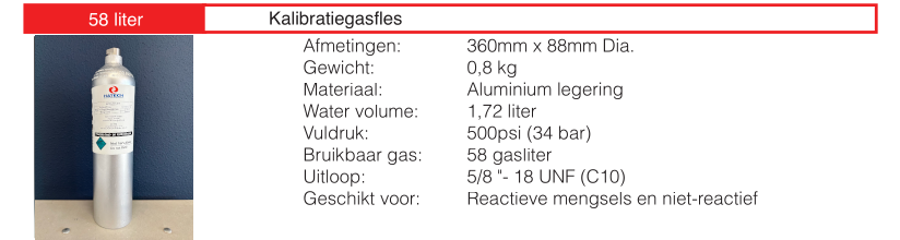 Kalibratiegas Hatech Gasdetectietechniek